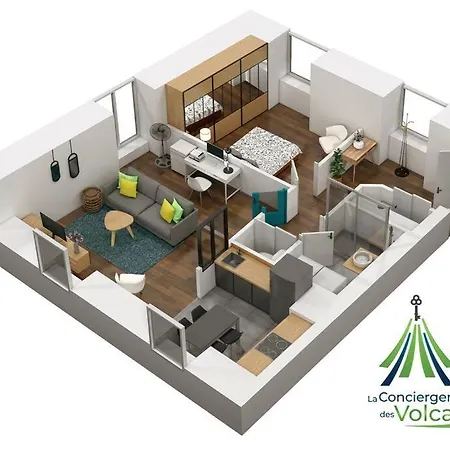 Appartement Le Cocon Des Volcans- Montferrand